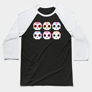 Decorative Sugar Skull Baseball T-Shirt